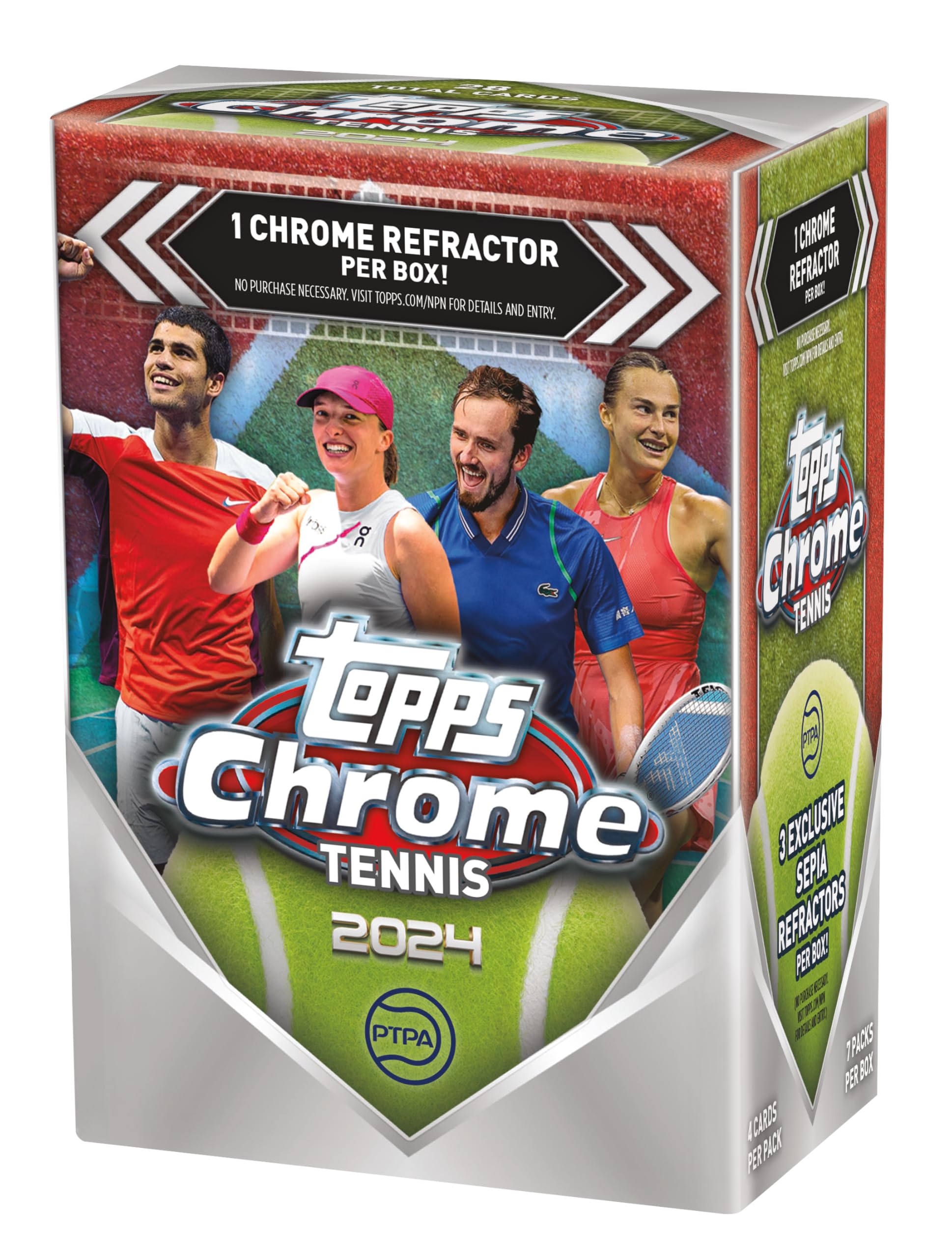2024 Topps Chrome Tennis Hobby Box